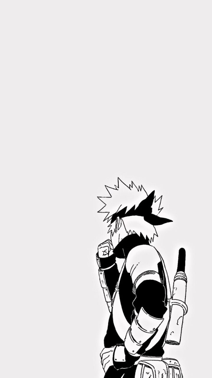 Kakashi Naruto bianco e nero, 719x1280 Full HD Verticale, Smartphone