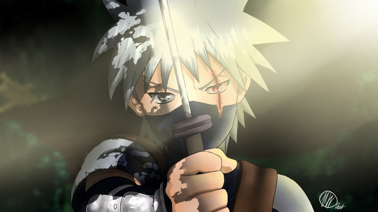 Kakashi e ragazza anime, 900x876 HD, iMac