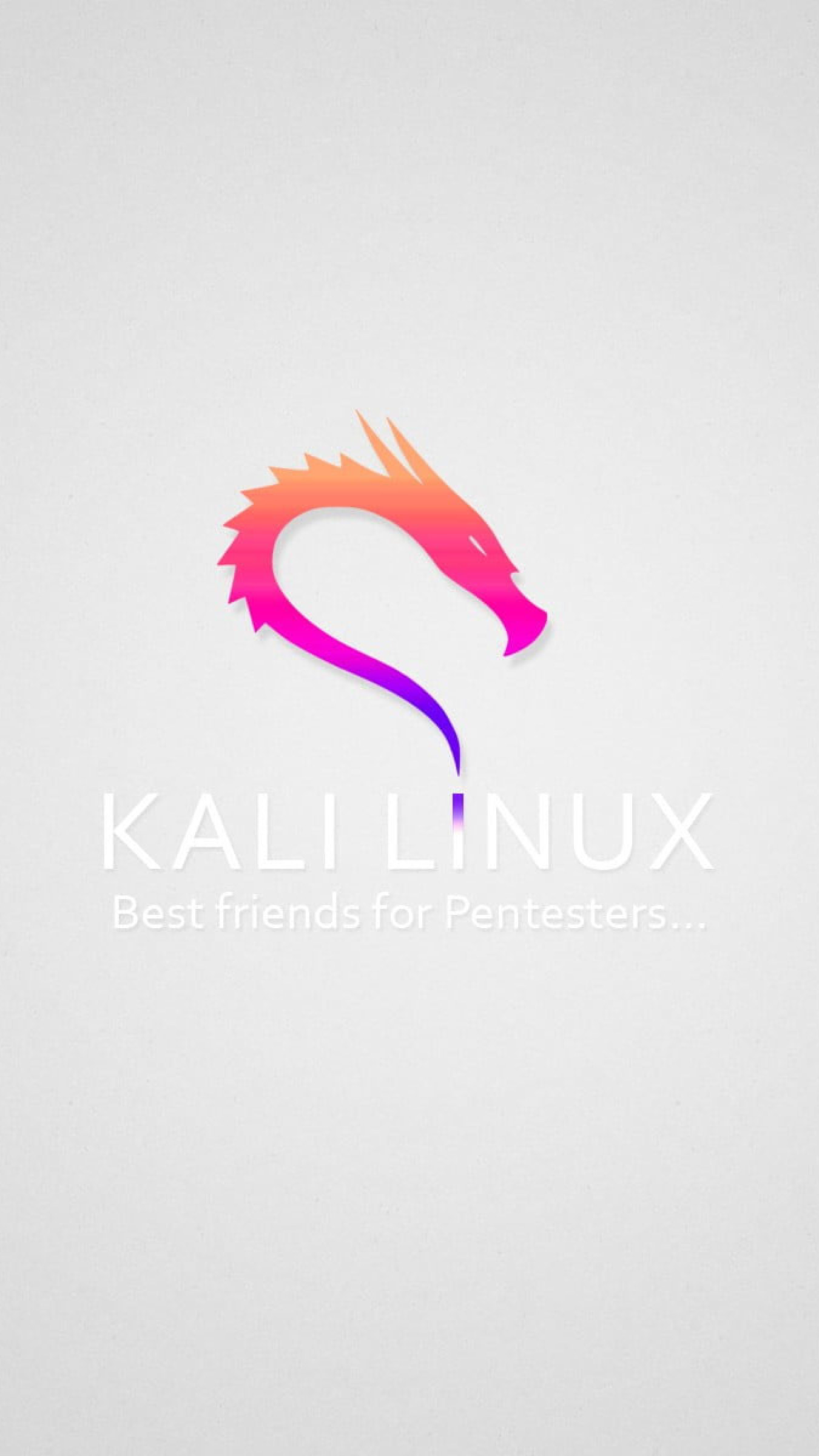 Logo drago Kali Linux, 1350x2400 Verticale, OnePlus