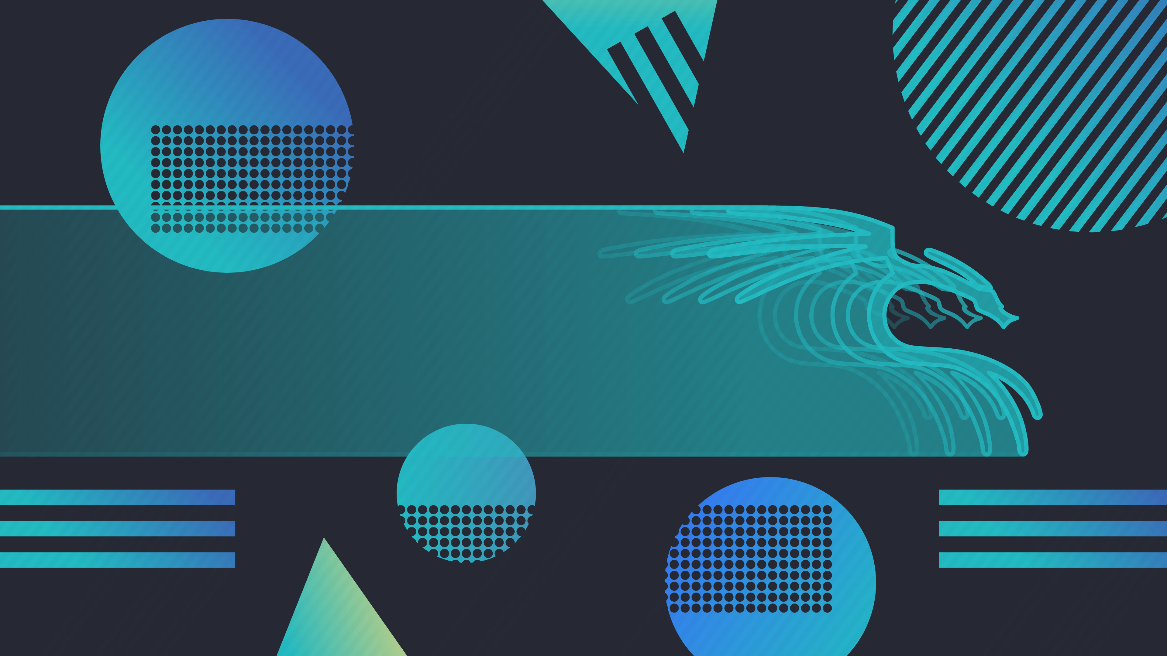 Logo drago Kali Linux astratto, 3840x2160 4K, Desktop 4K