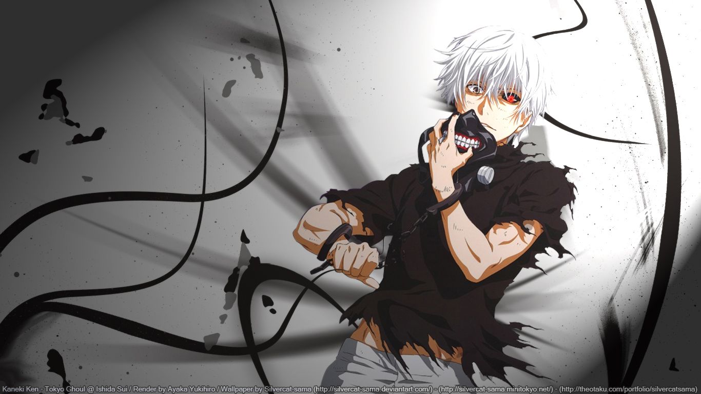 Ken Kaneki Tokyo Ghoul, 1366x768 HD, Desktop