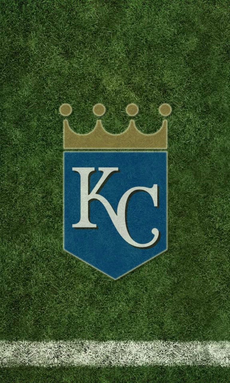 Logo Kansas City Royals su erba, 768x1280 Full HD Verticale, iPhone Air