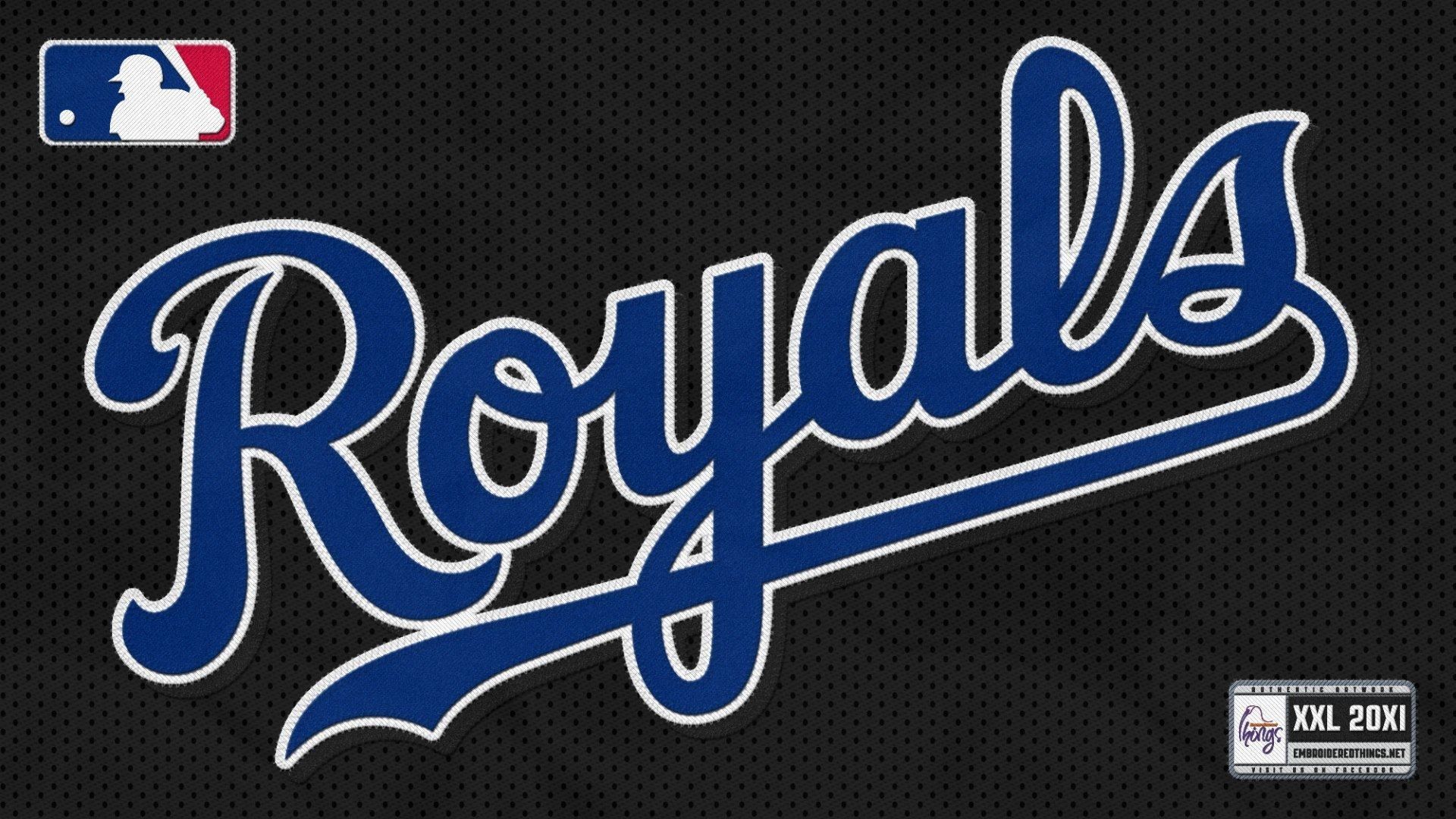 Logo Royals baseball blu, 1920x1080 1080p, Desktop