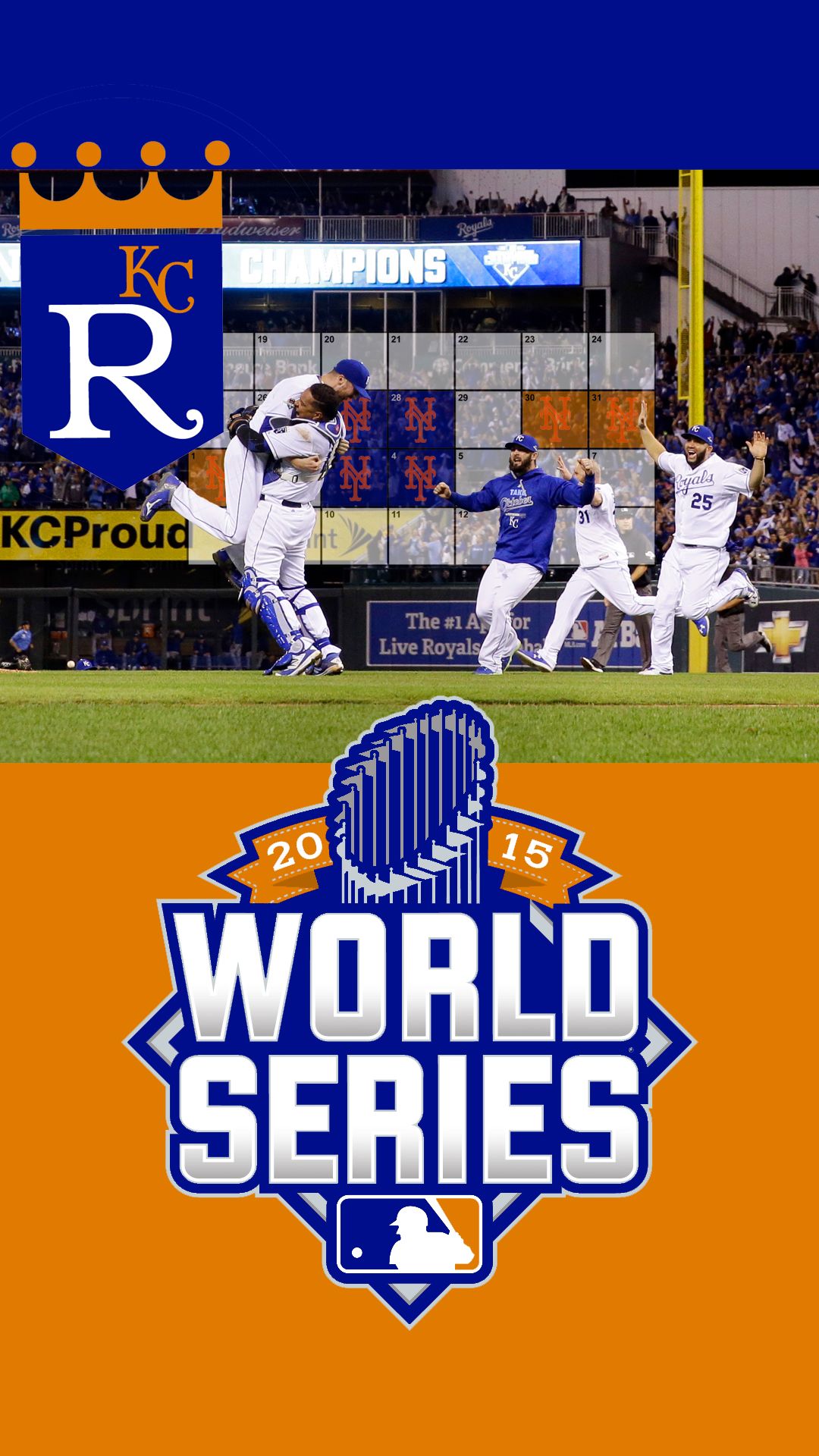 Logo Kansas City Royals World Series, 1000x1000 HD, PC Desktop