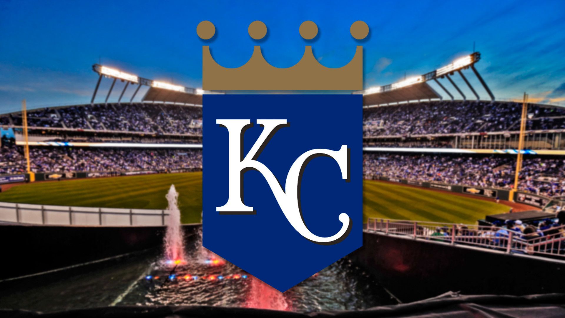 Logo Kansas City Royals stadio, 1920x1080 1080p, PC Desktop