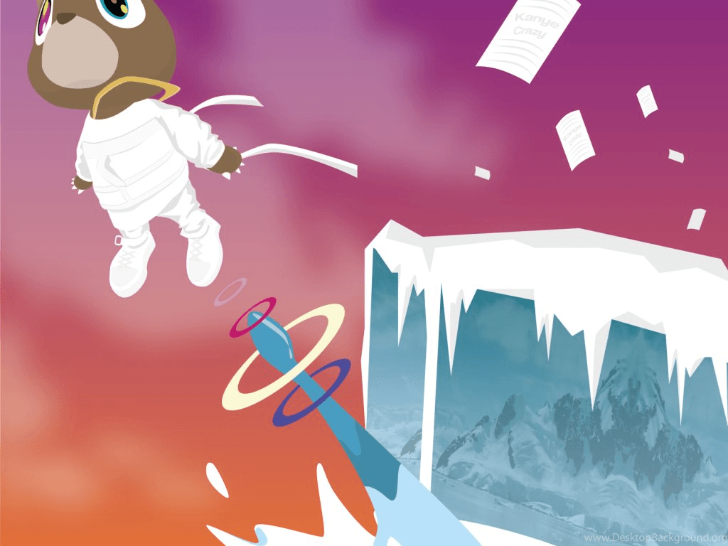 Orsetto astronauta Kanye West Graduation, 1024x768 HD, PC Desktop