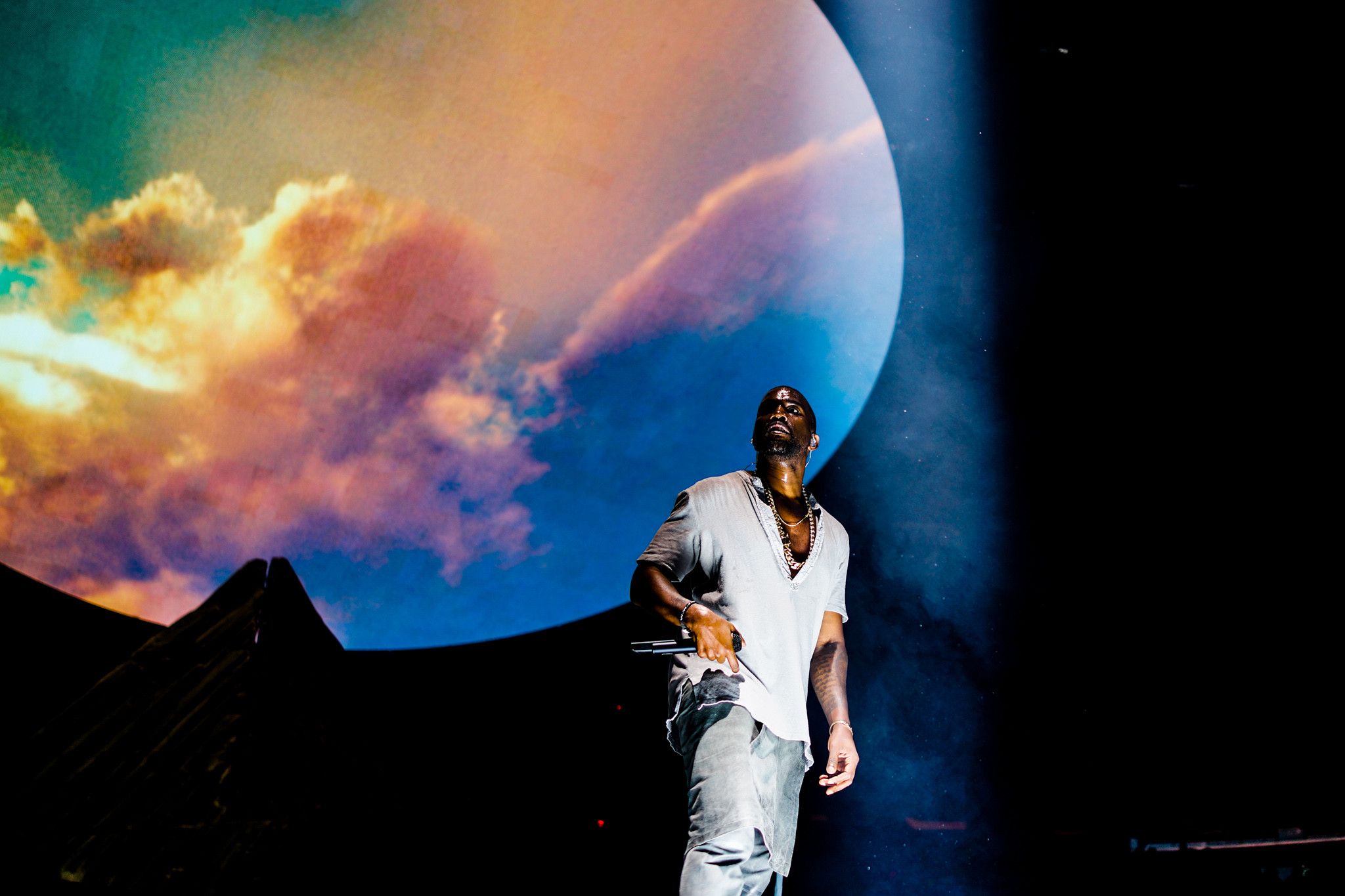 Kanye West concerto palco luna, 2048x1365 Hi-Res, PC Desktop