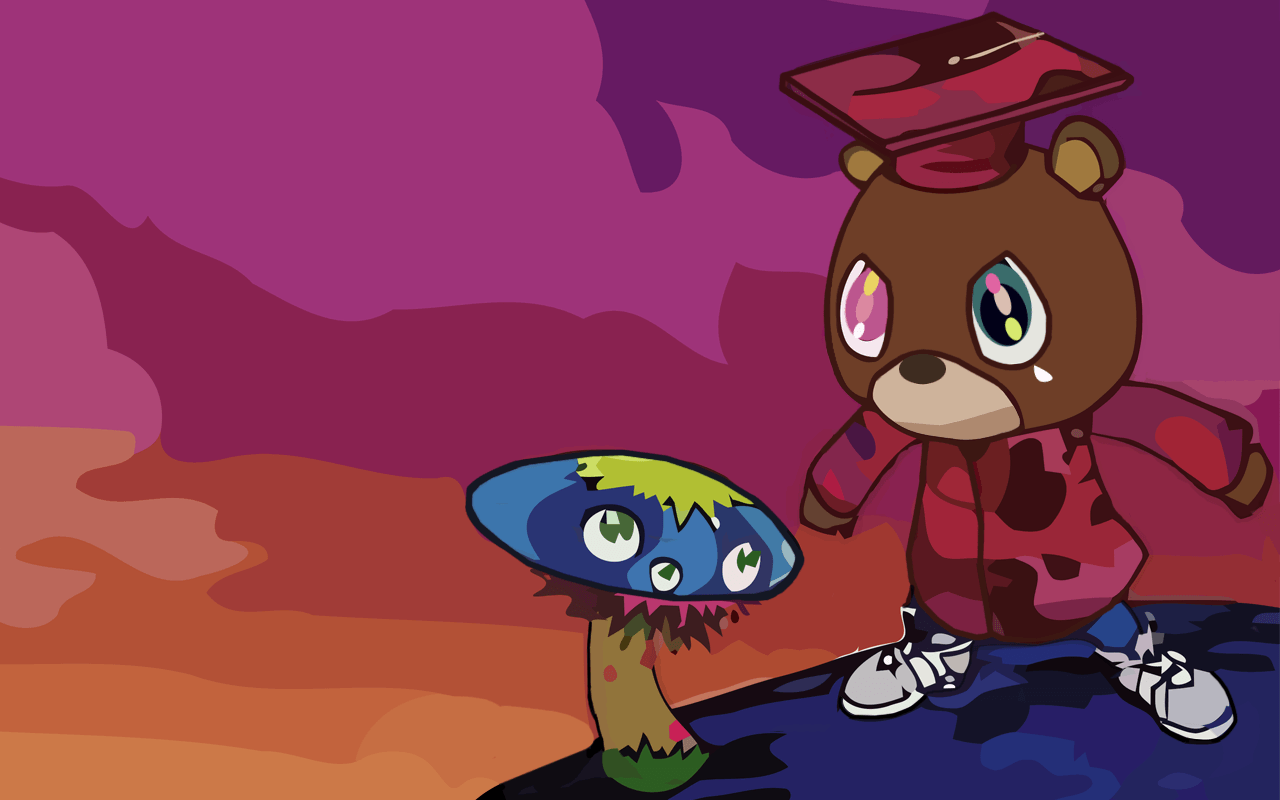 Orso Dropout Bear Kanye West, rapper, 1280x800 HD, Desktop