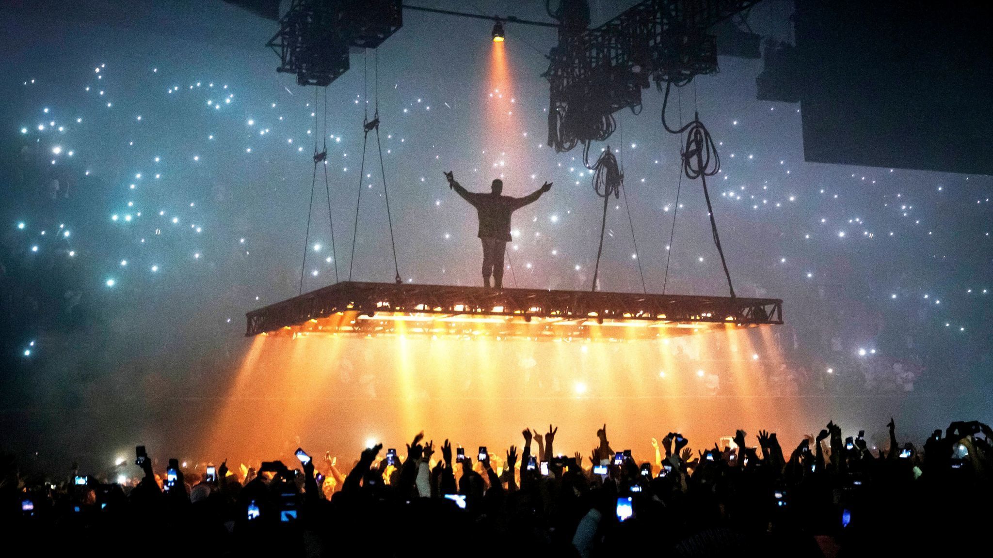 Kanye West concerto piattaforma sospesa, 2048x1152 Hi-Res, PC