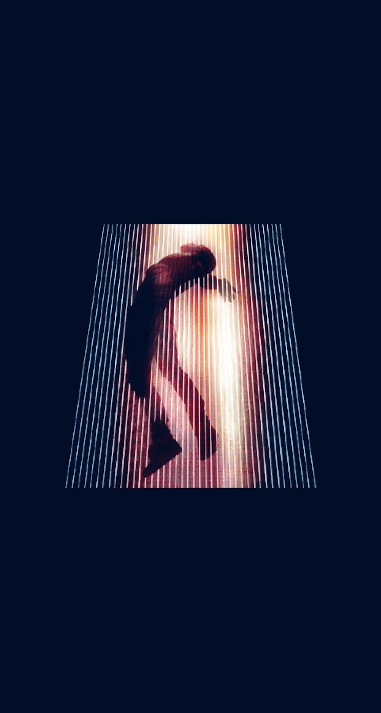 Logo PABLO rosso Kanye West, 750x1334 Verticale, iPhone Pro