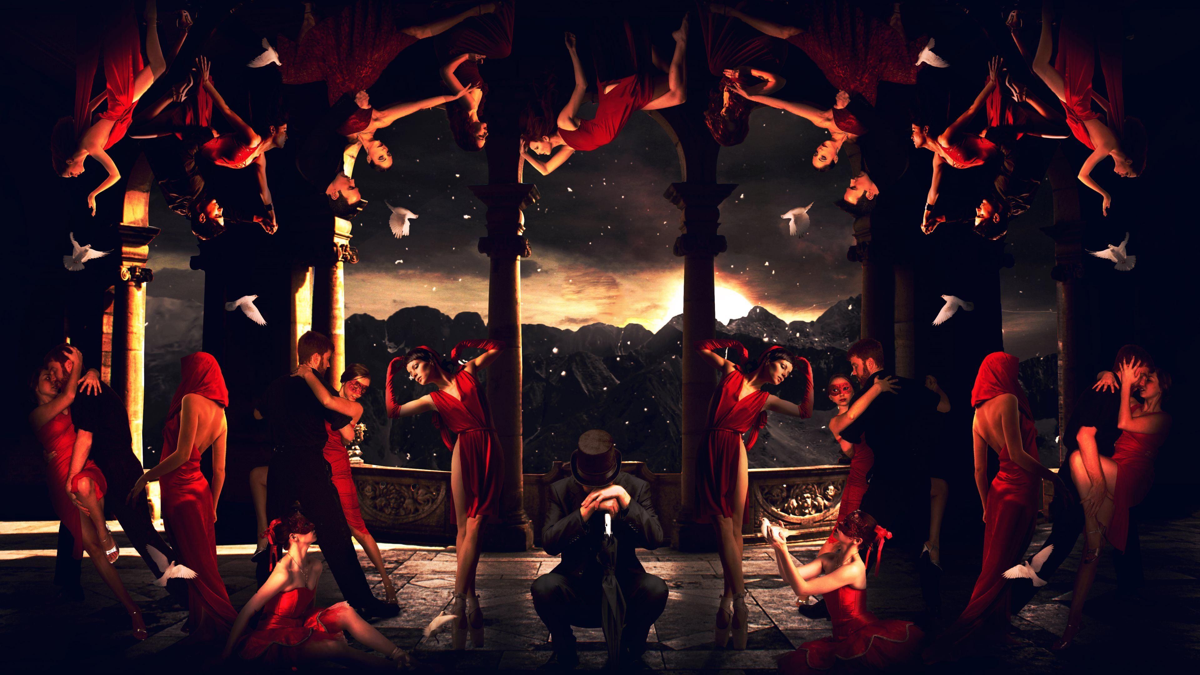 Kanye West Runaway ballerine rosse, 3840x2160 Ultra HD, 4K TV