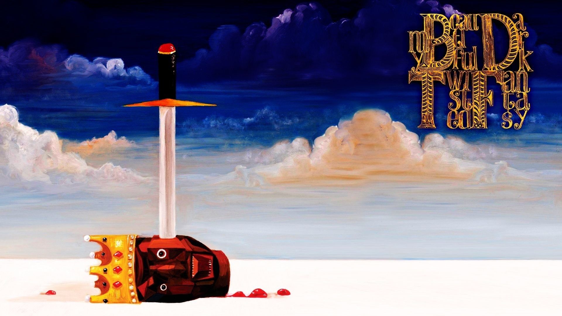 Kanye West My Beautiful Dark Twisted Fantasy, 1920x1080 Full HD 1080p, Desktop