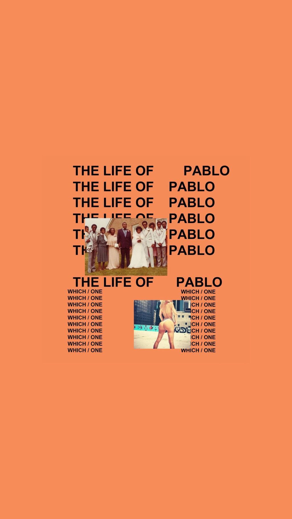 The Life of Pablo copertina, 1024x1820 Verticale, Telefono