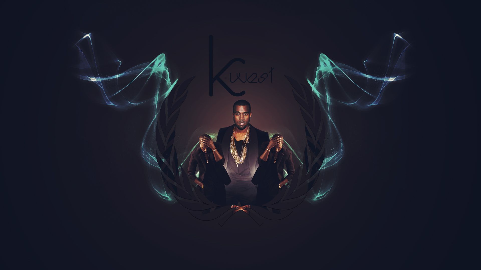 Kanye West seduto, fumo scuro, rapper, 1920x1080 Full HD 1080p, PC
