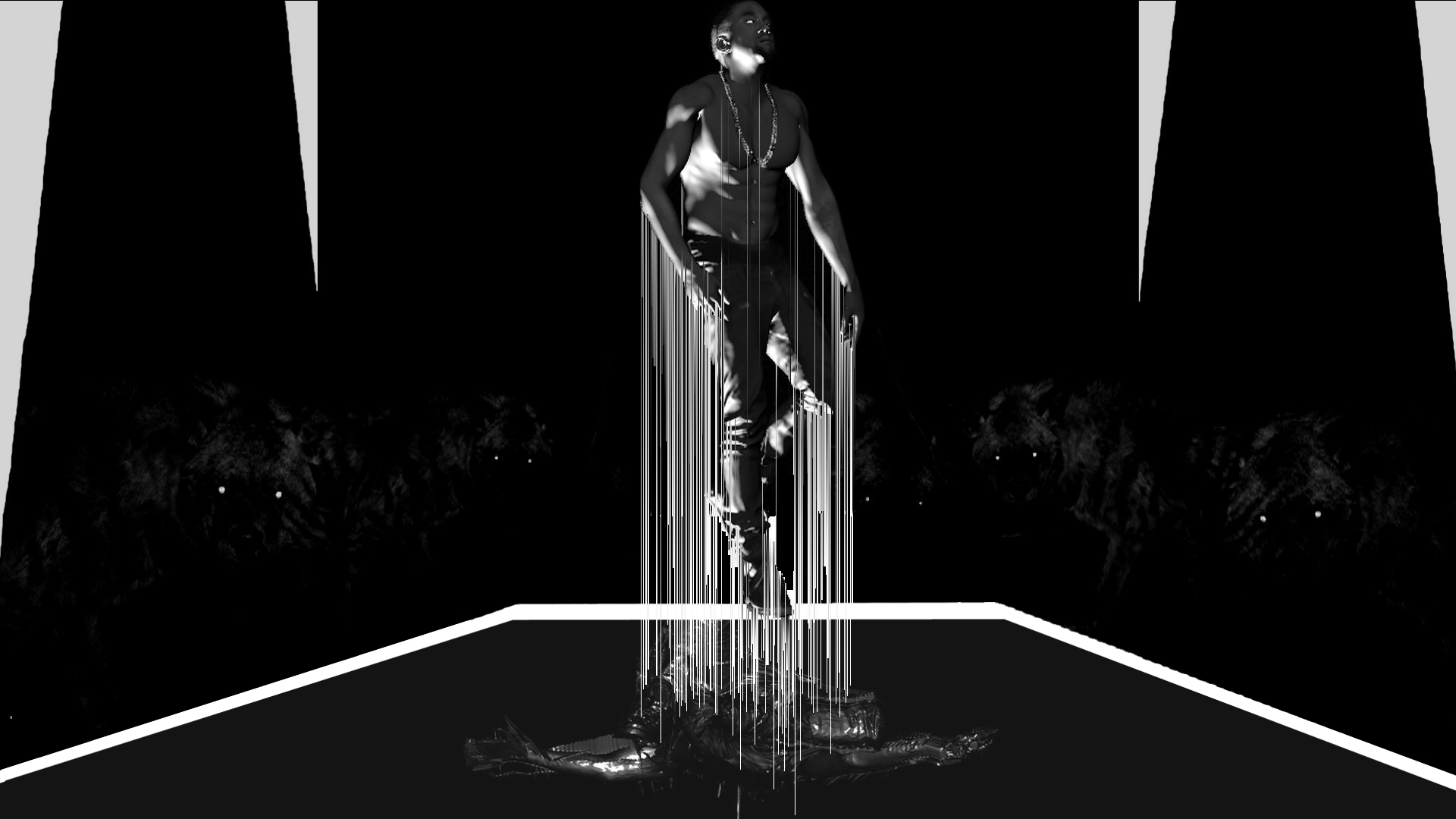 Kanye West Yeezus palco bianco nero, Ye, 1920x1080 Full HD 1080p, PC