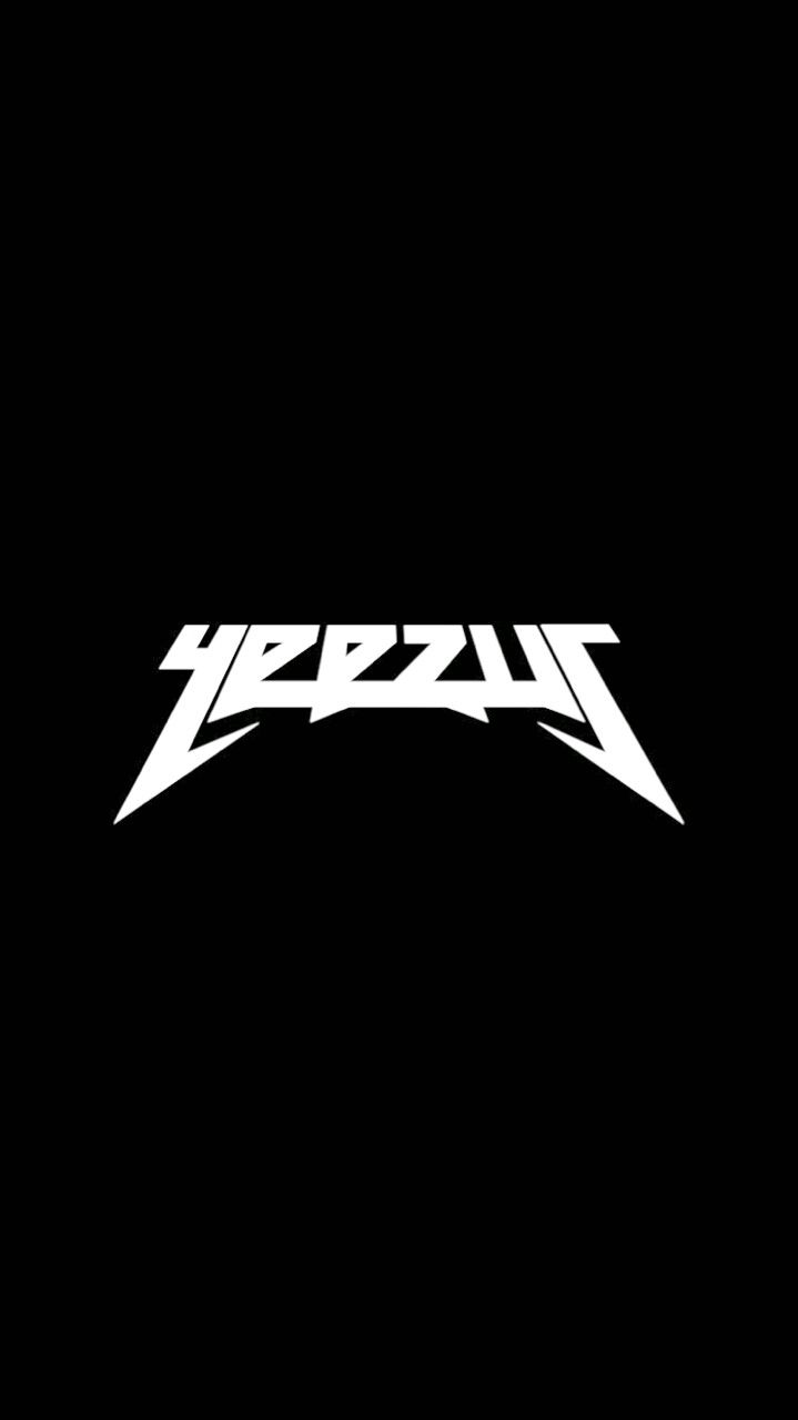 Logo Yeezus bianco nero, 719x1280 Full HD Verticale, iPhone