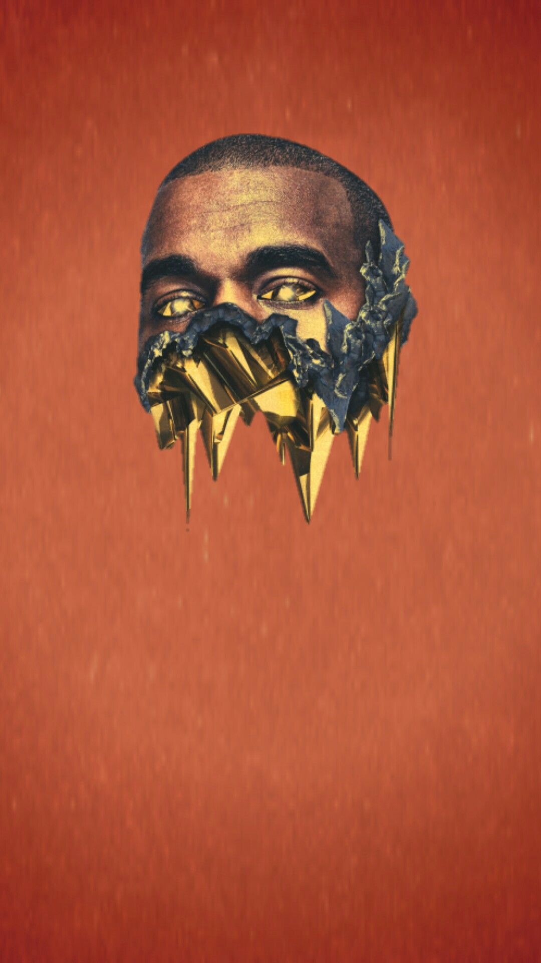 Kanye West maschera dorata, Ye, 1080x1920 Full HD Verticale, iPhone