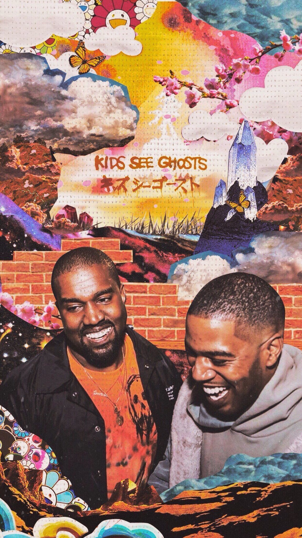 Kids See Ghosts album art, 1152x2048 Verticale, Telefono