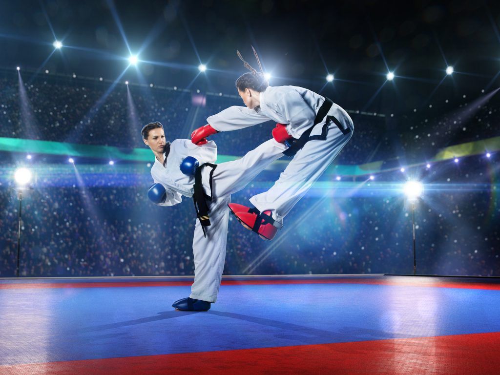 Karateka calcio da combattimento arena, 1024x768 HD, Desktop