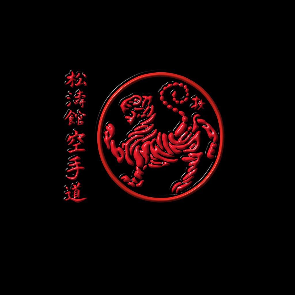 Logo tigre Shotokan karate rosso, 1024x1024 HD, Laptop
