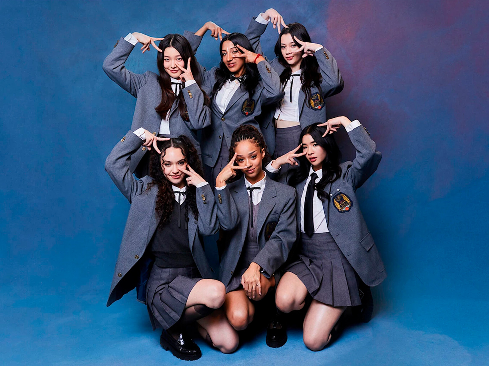 Gruppo K-pop KATSEYE in uniforme, 1600x1200 900p, PC