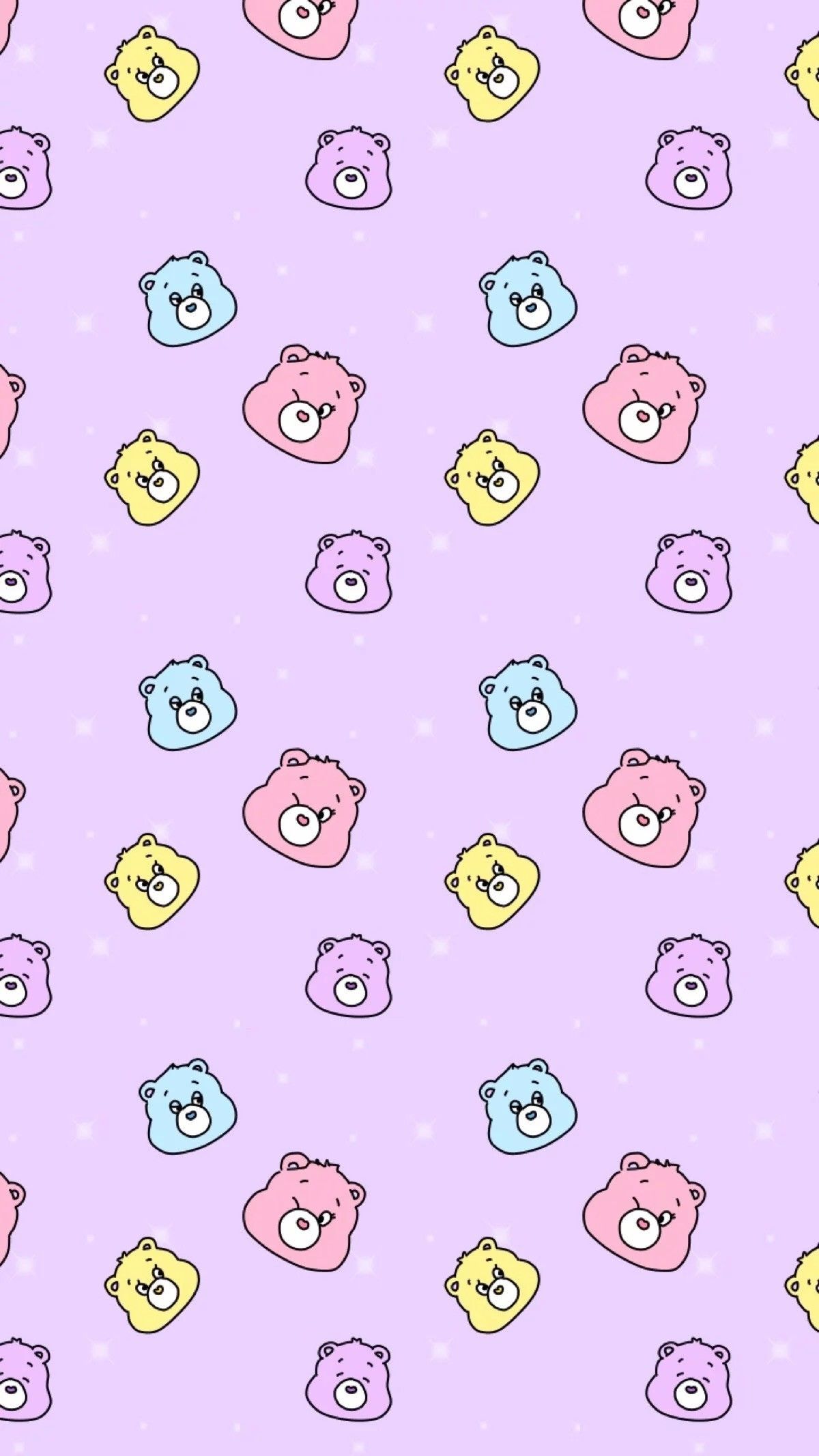 Orsetti del Cuore pattern pastello, 1200x2133 Full HD Verticale, iPhone