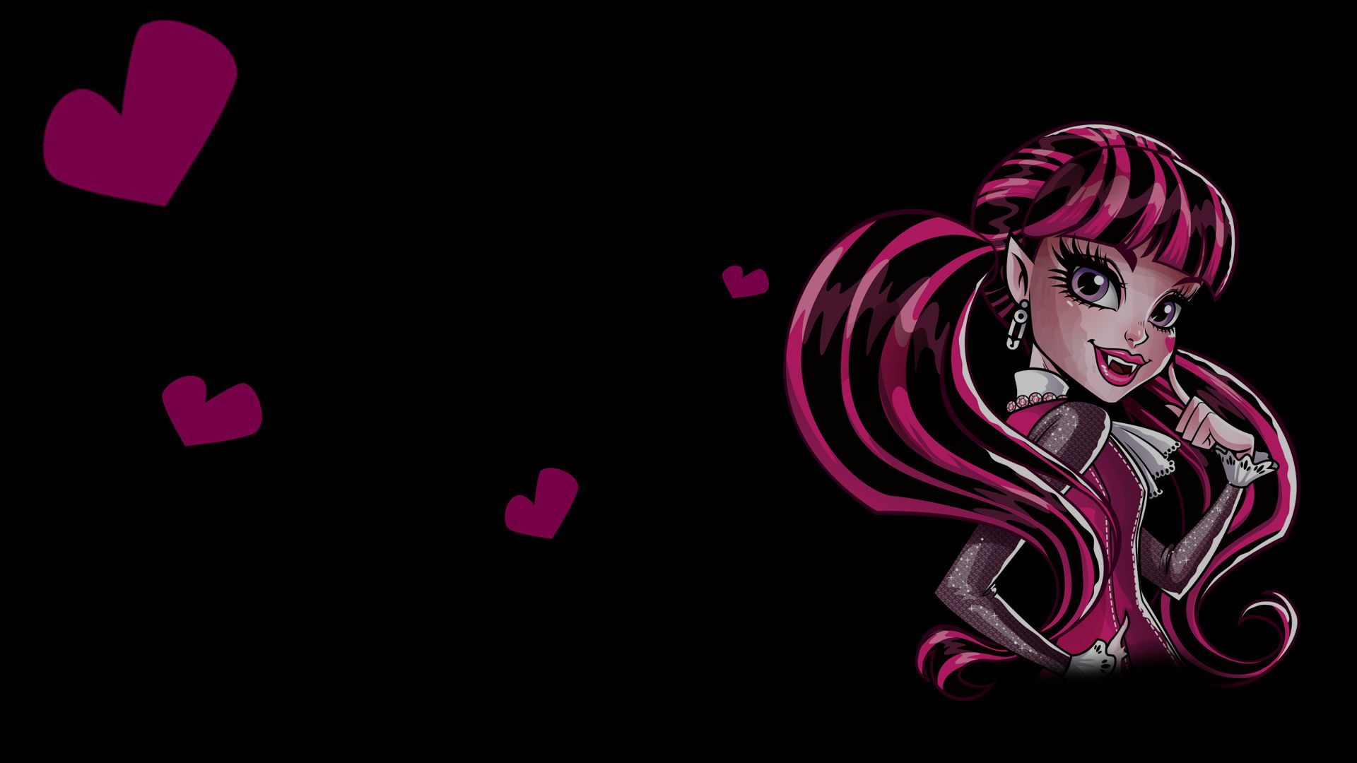 Personaggio anime vaporwave rosa, 1920x1080 Full HD 1080p, Monitor Gaming
