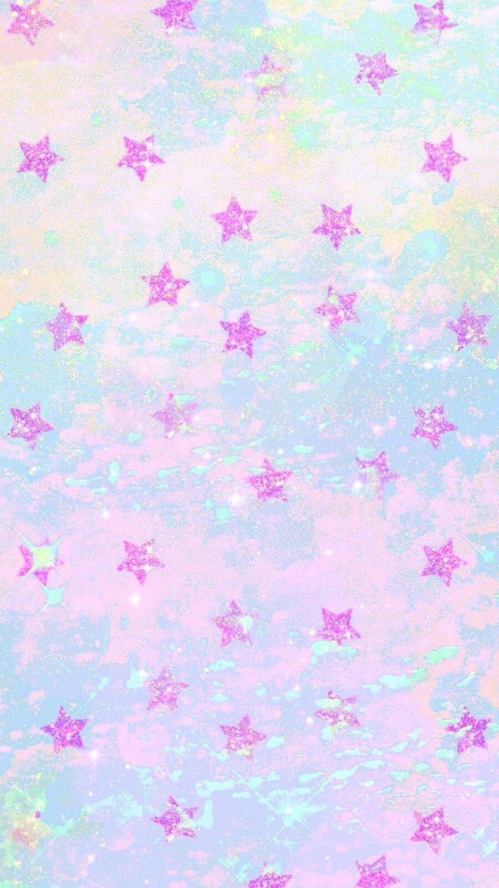 Stelle rosa pastello glitter, 720x1280 Verticale, Mobile
