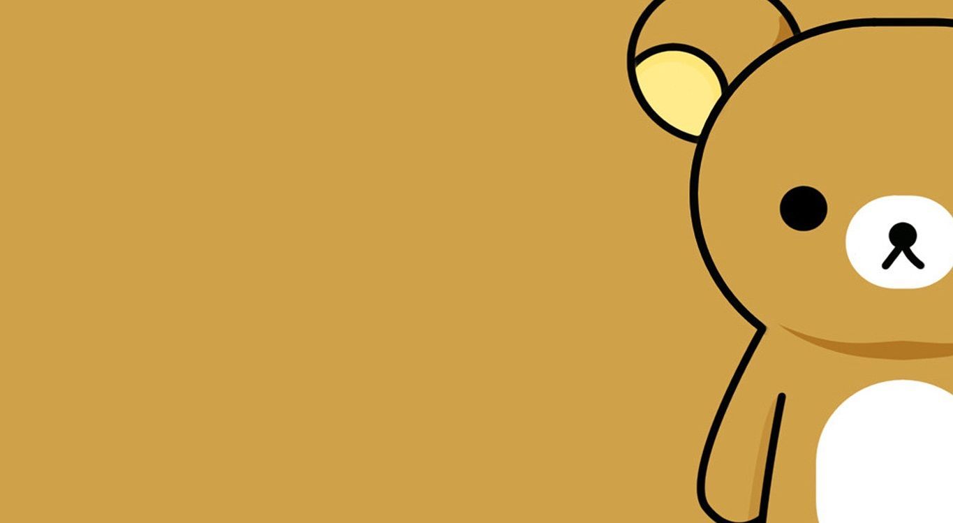 Rilakkuma orsetto marrone kawaii, orso kawaii, 1365x749 HD, MacBook Pro