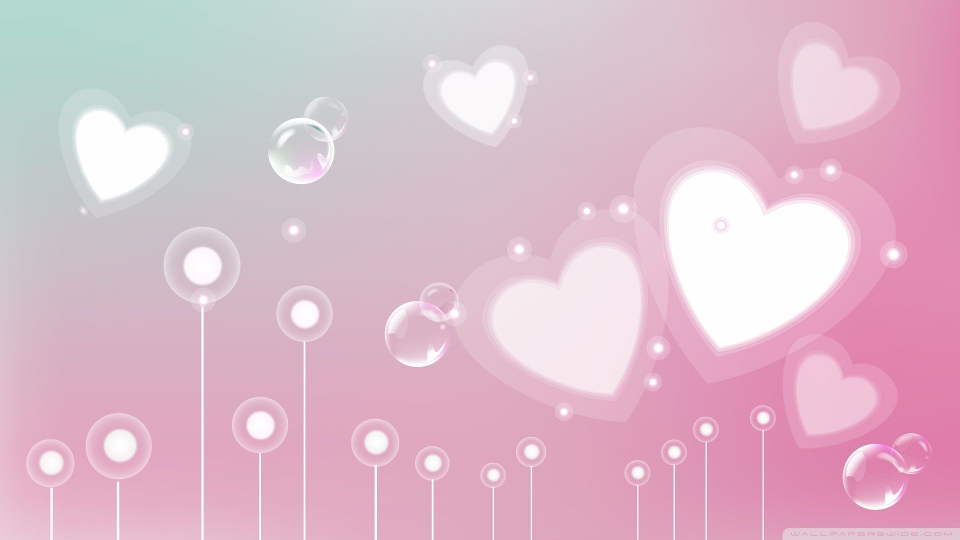 Cuori pastello rosa verde, 1920x1080 Full HD 1080p, Lenovo Legion
