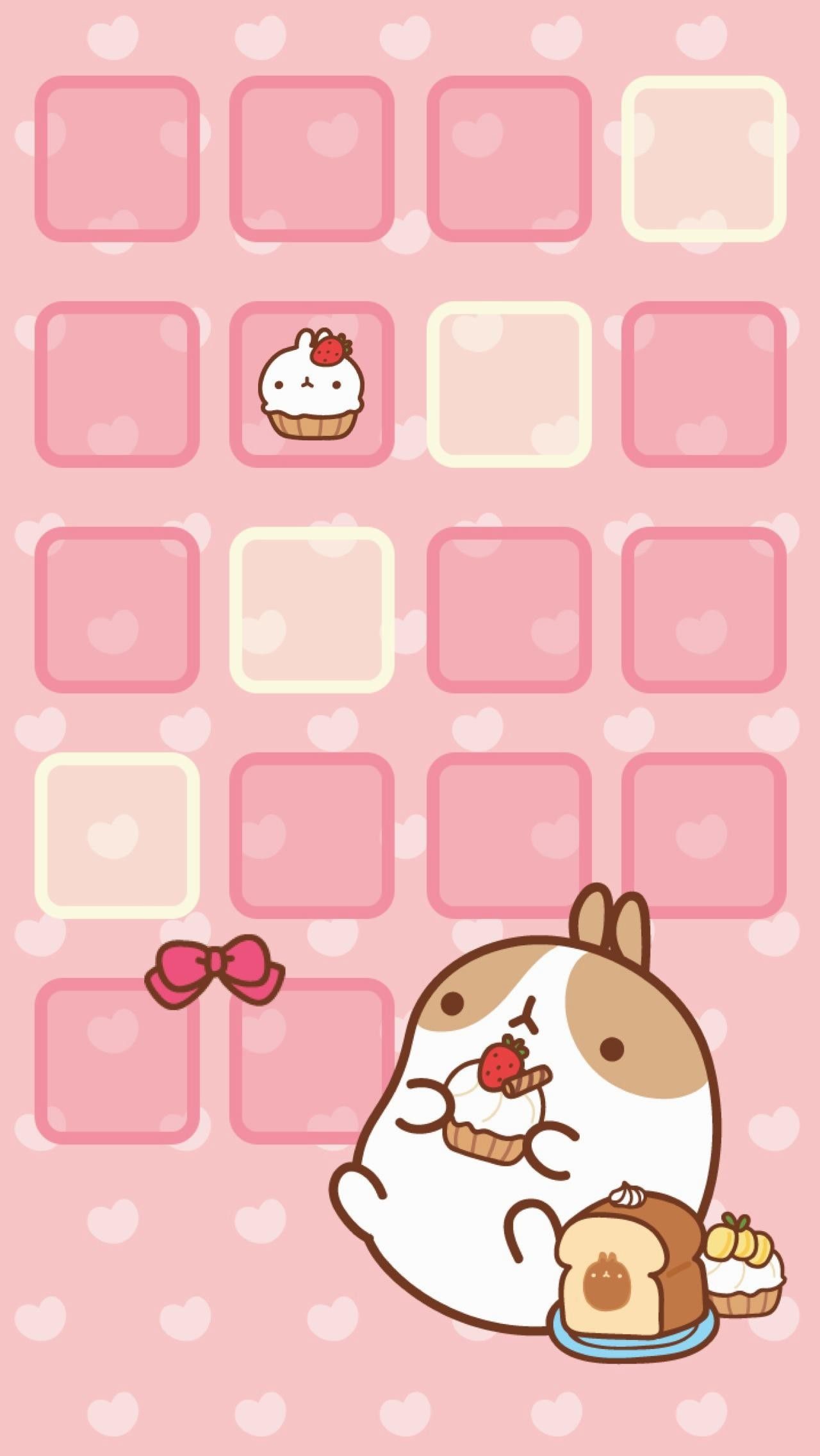 criceto kawaii rosa cupcake, 1280x2272 Full HD Verticale, iPhone Pro