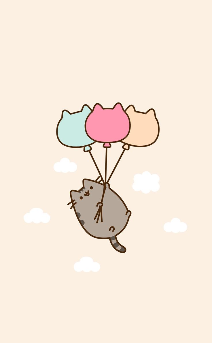 Gatto grigio con palloncini, 736x1189 Full HD Verticale, iPhone Pro