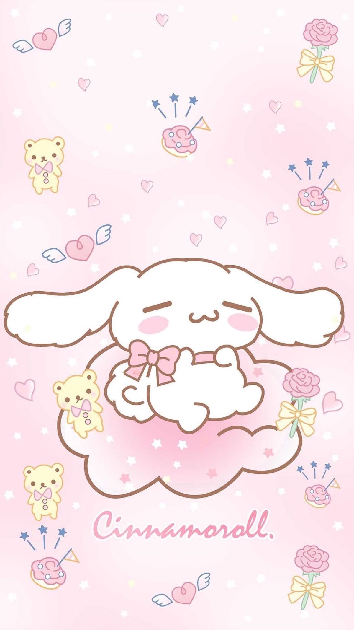 Cinnamoroll Sanrio nuvola rosa, 1200x2133 Full HD Verticale, iPhone