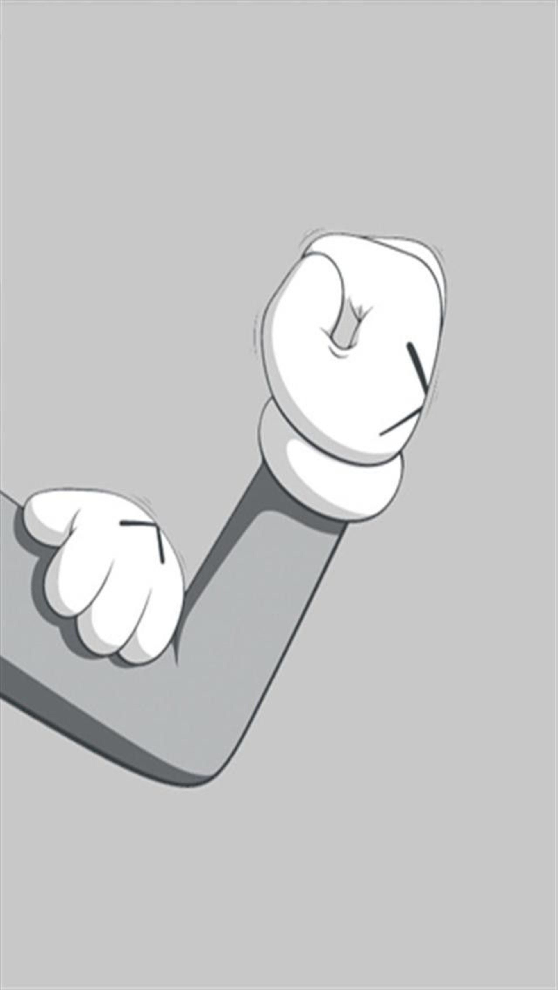 Braccio KAWS Astro Boy guanto bianco, 1920x3408 Full HD Verticale, iPhone