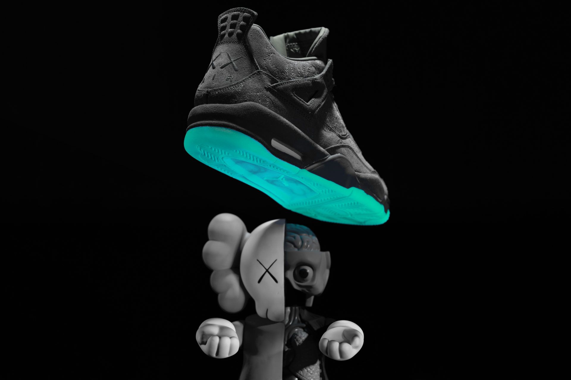 Personaggio KAWS con sneaker Jordan, 1920x1280 WUXGA, PC