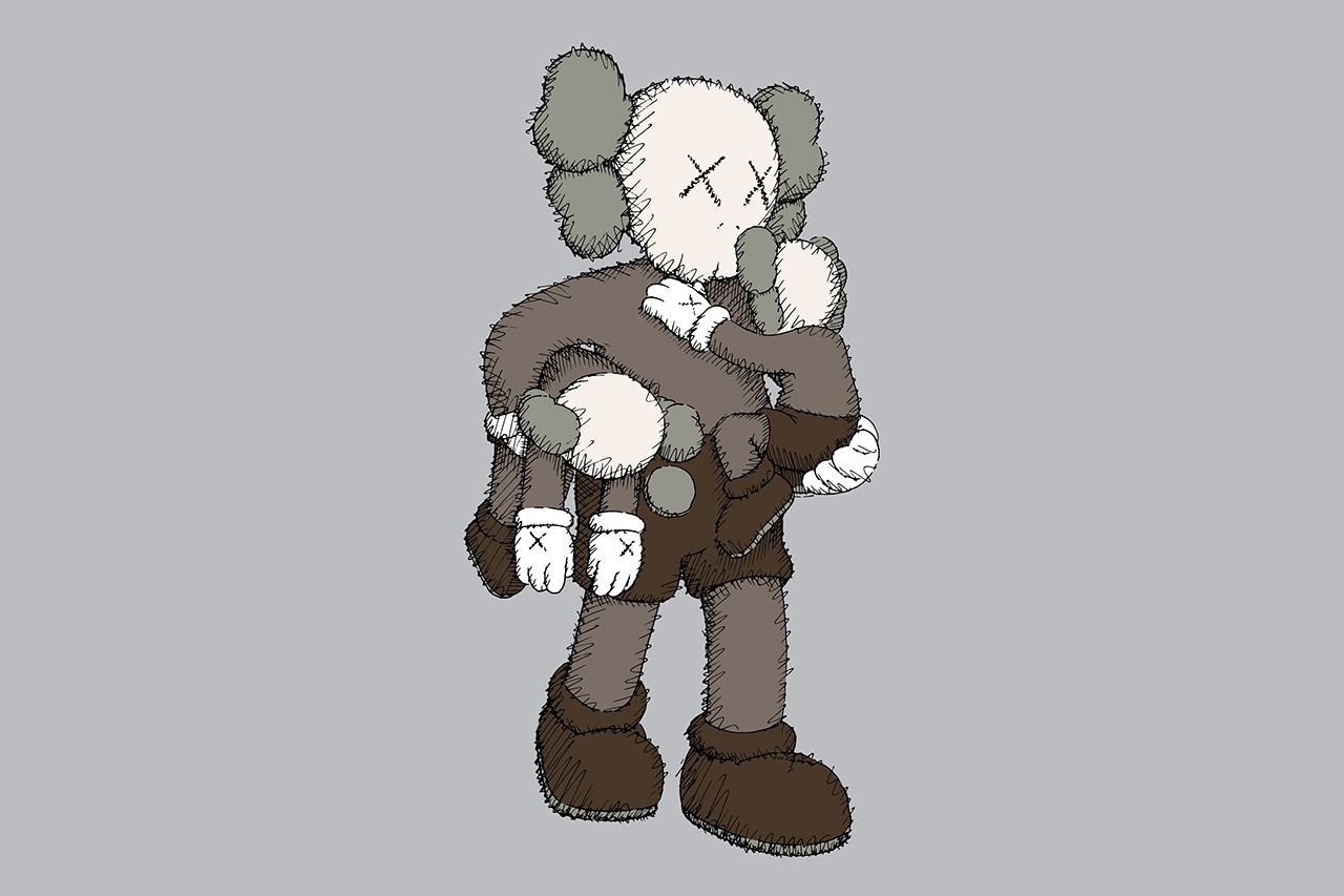 Logo KAWS Bape scimmia bianco, 1600x1200 HD, Laptop