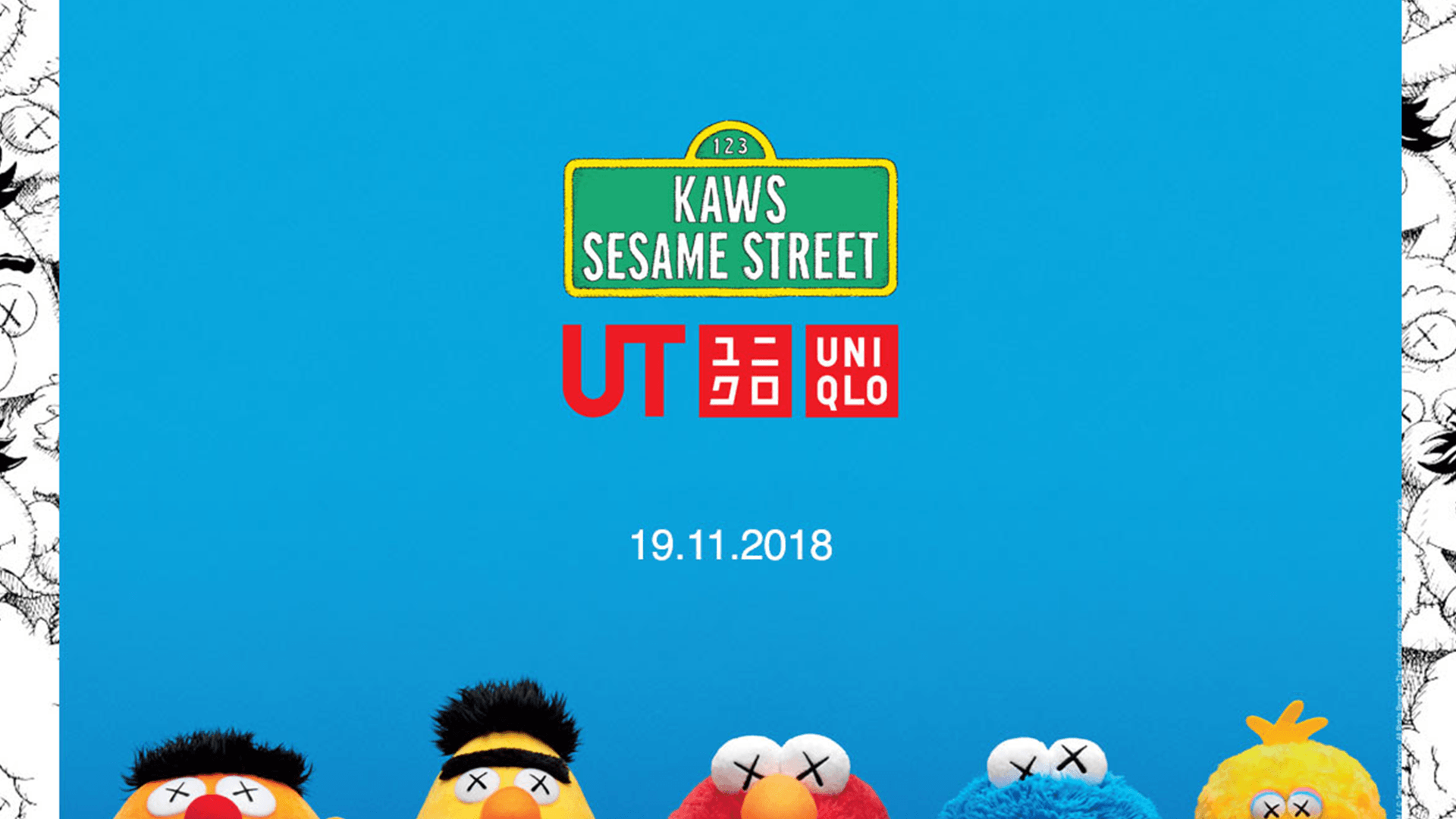 KAWS Sesame Street Uniqlo, 1920x1080 Full HD, Desktop