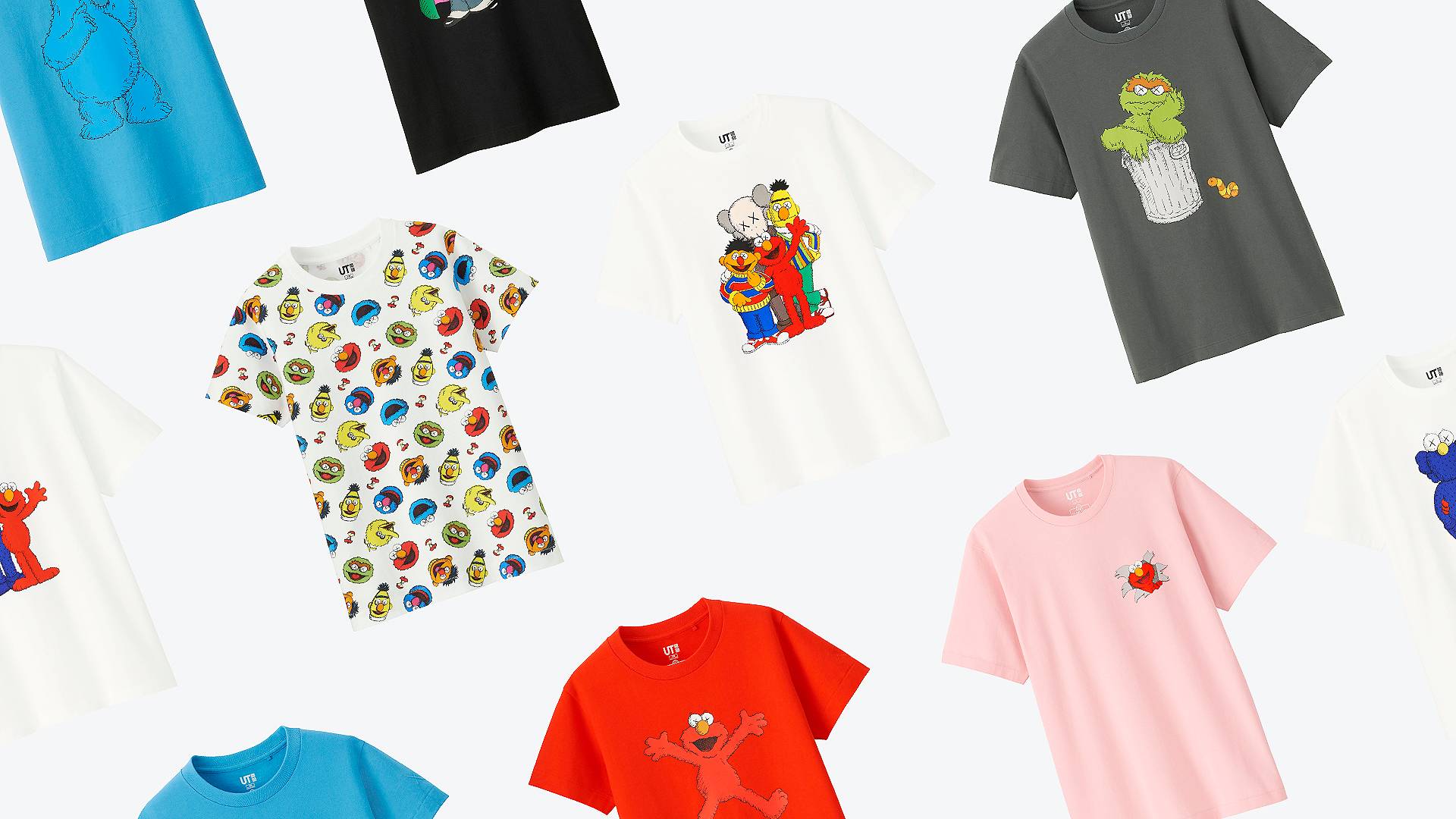 Maglie KAWS Sesame Street Uniqlo, 1920x1080 Full HD 1080p, PC