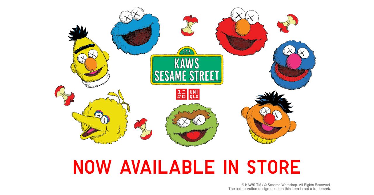 KAWS Sesame Street display negozio, 960x1280 Verticale, Mobile