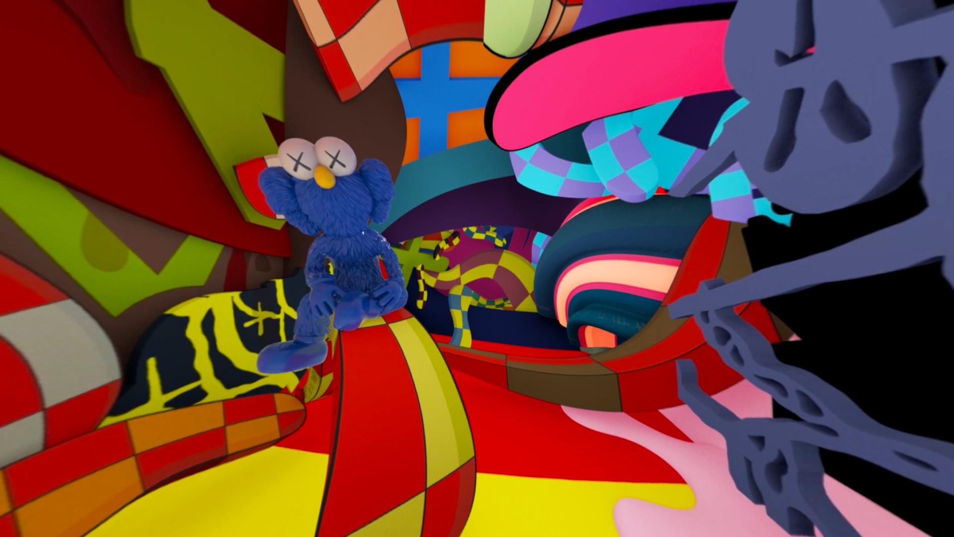 KAWS Elmo peluche Sesame Street, 1920x1080 Full HD, Desktop