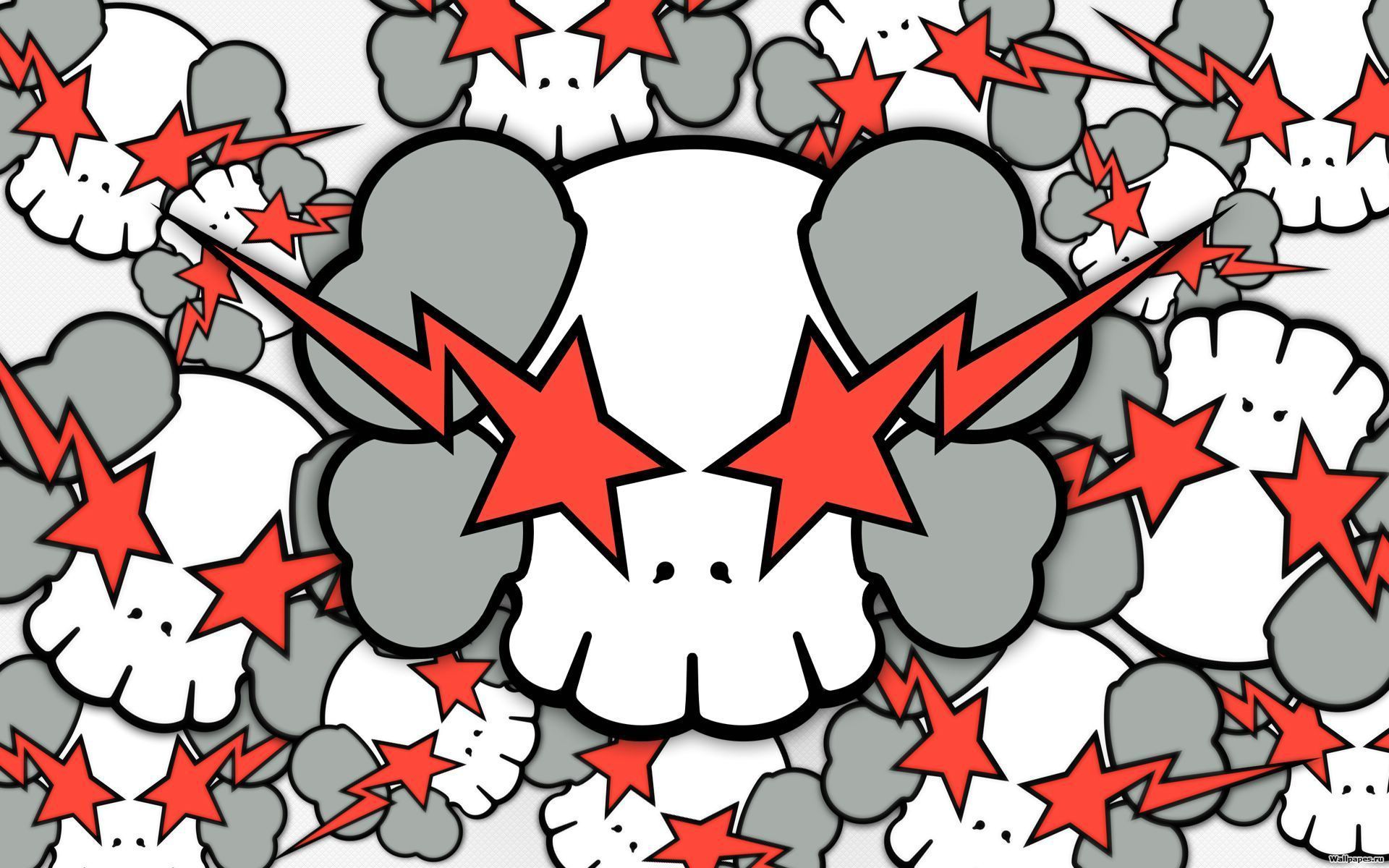 KAWS personaggi denti verde, 1920x1080 Full HD 1080p, Laptop