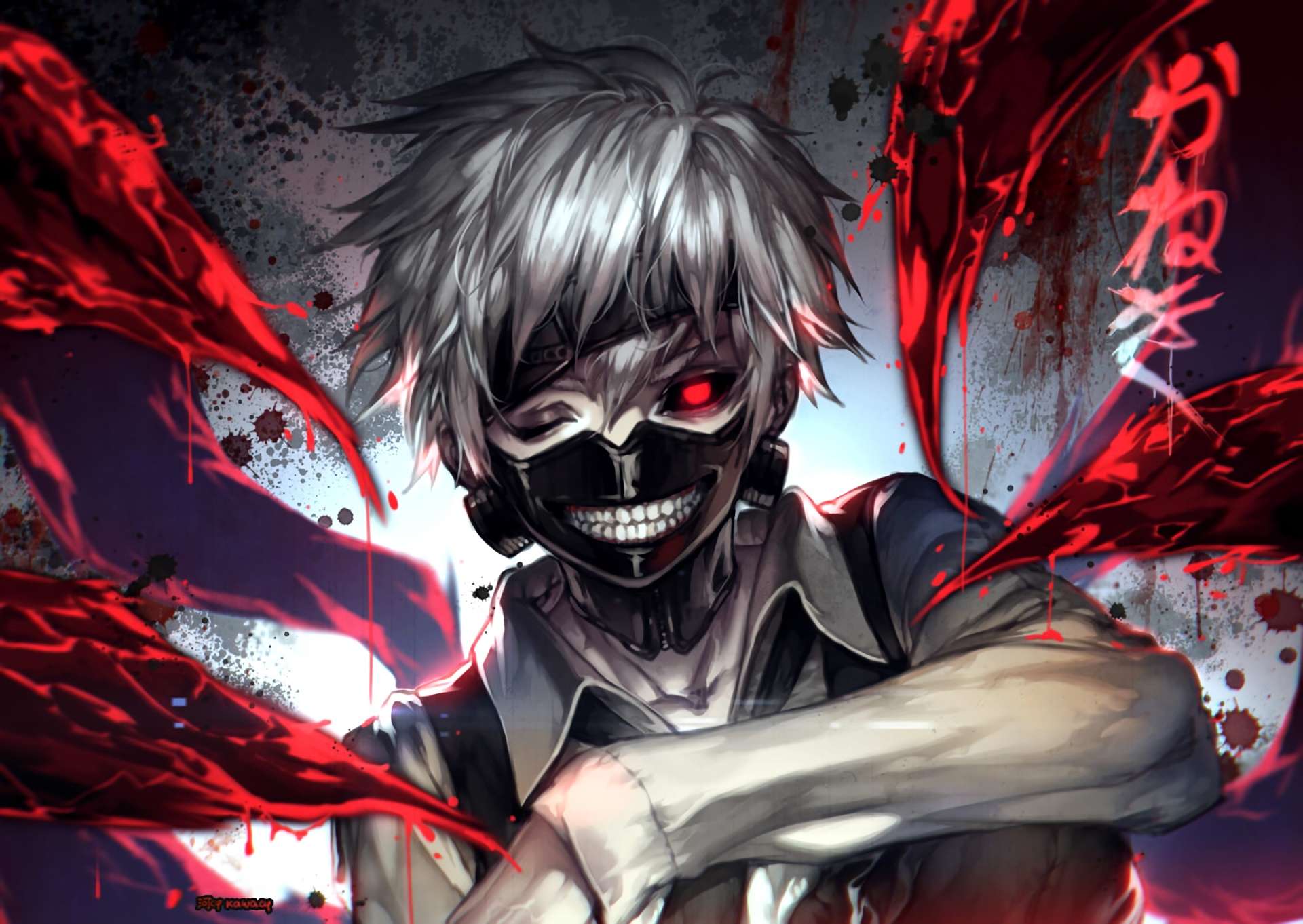 Ken Kaneki maschera Tokyo Ghoul, 1920x1362 Full HD+, PC