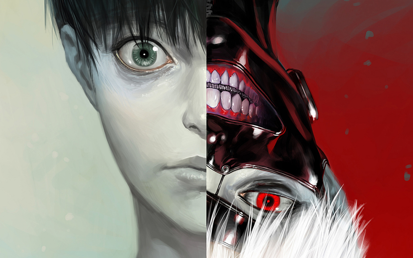 Ken Kaneki Tokyo Ghoul maschera, 1440x900 720p, Laptop