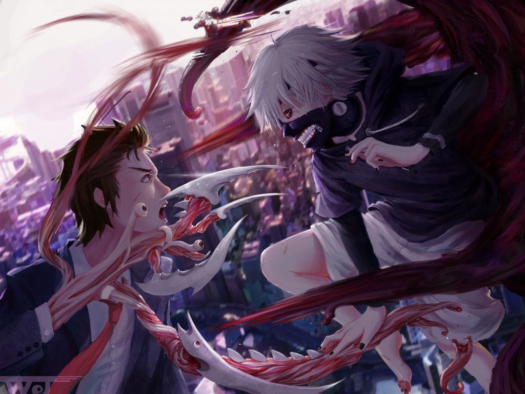 Ken Kaneki Tokyo Ghoul kagune, 1024x768 HD, iMac