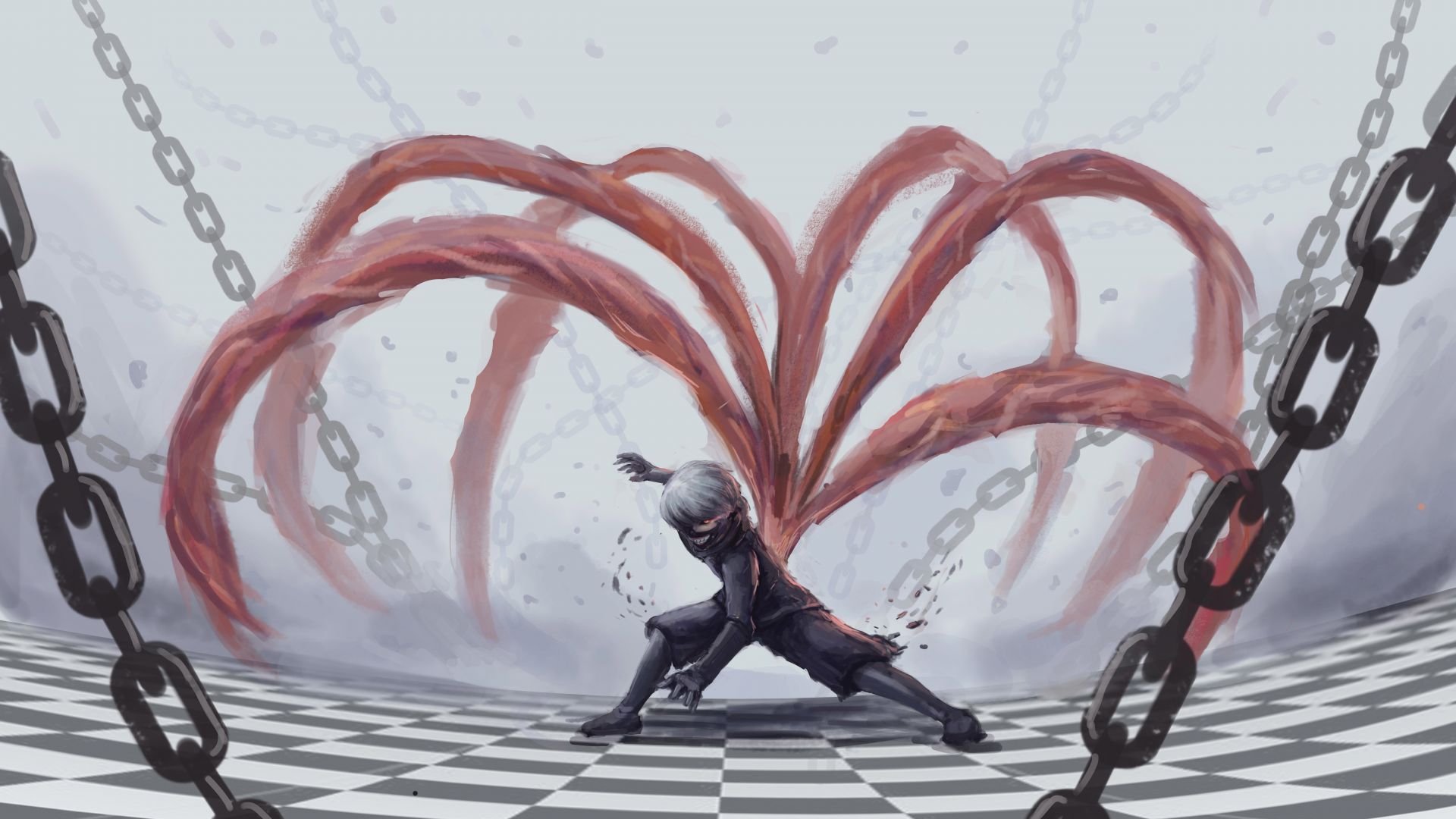 Ken Kaneki Tokyo Ghoul kagune, 1920x1080 Full HD 1080p, Laptop