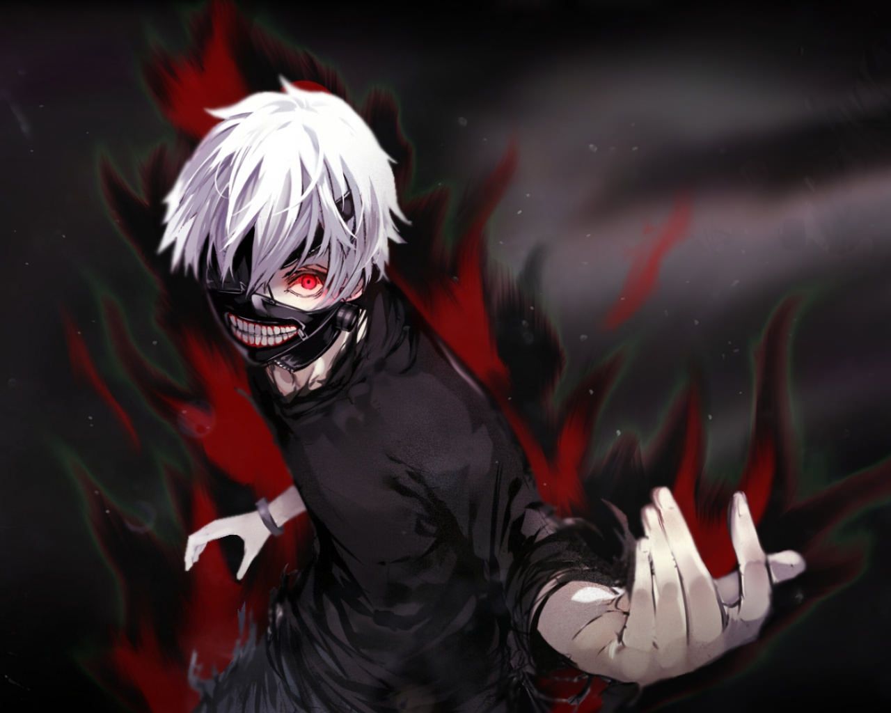 Ken Kaneki Tokyo Ghoul maschera, 1280x1024 720p, PC