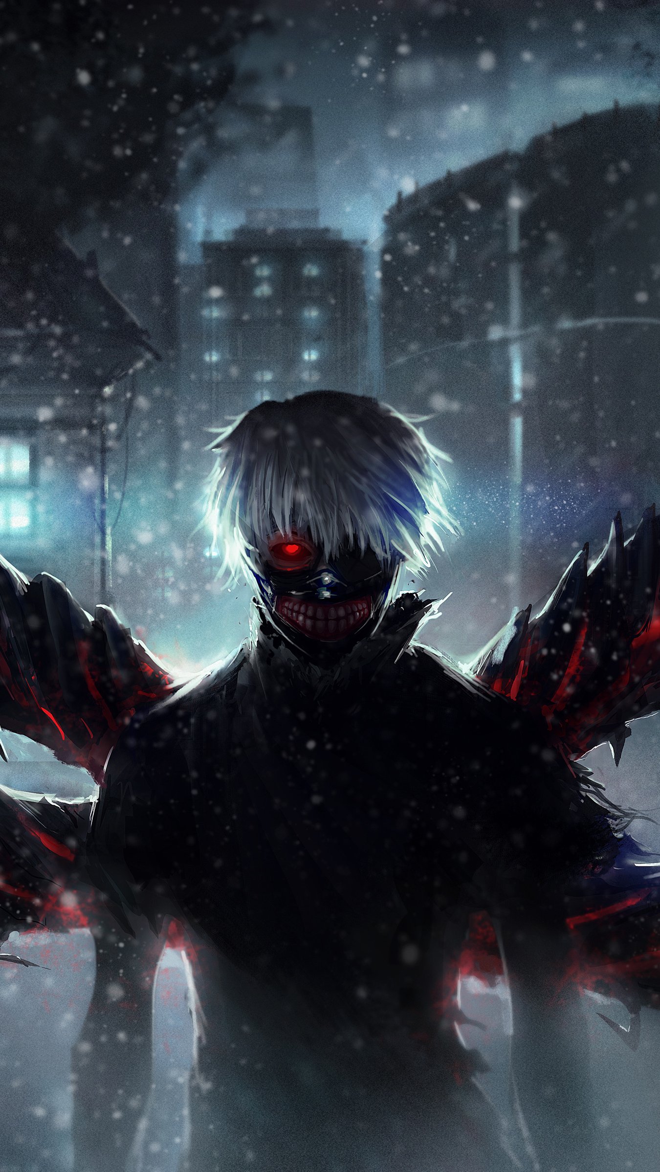Ken Kaneki Tokyo Ghoul, 1350x2397 Verticale, Android