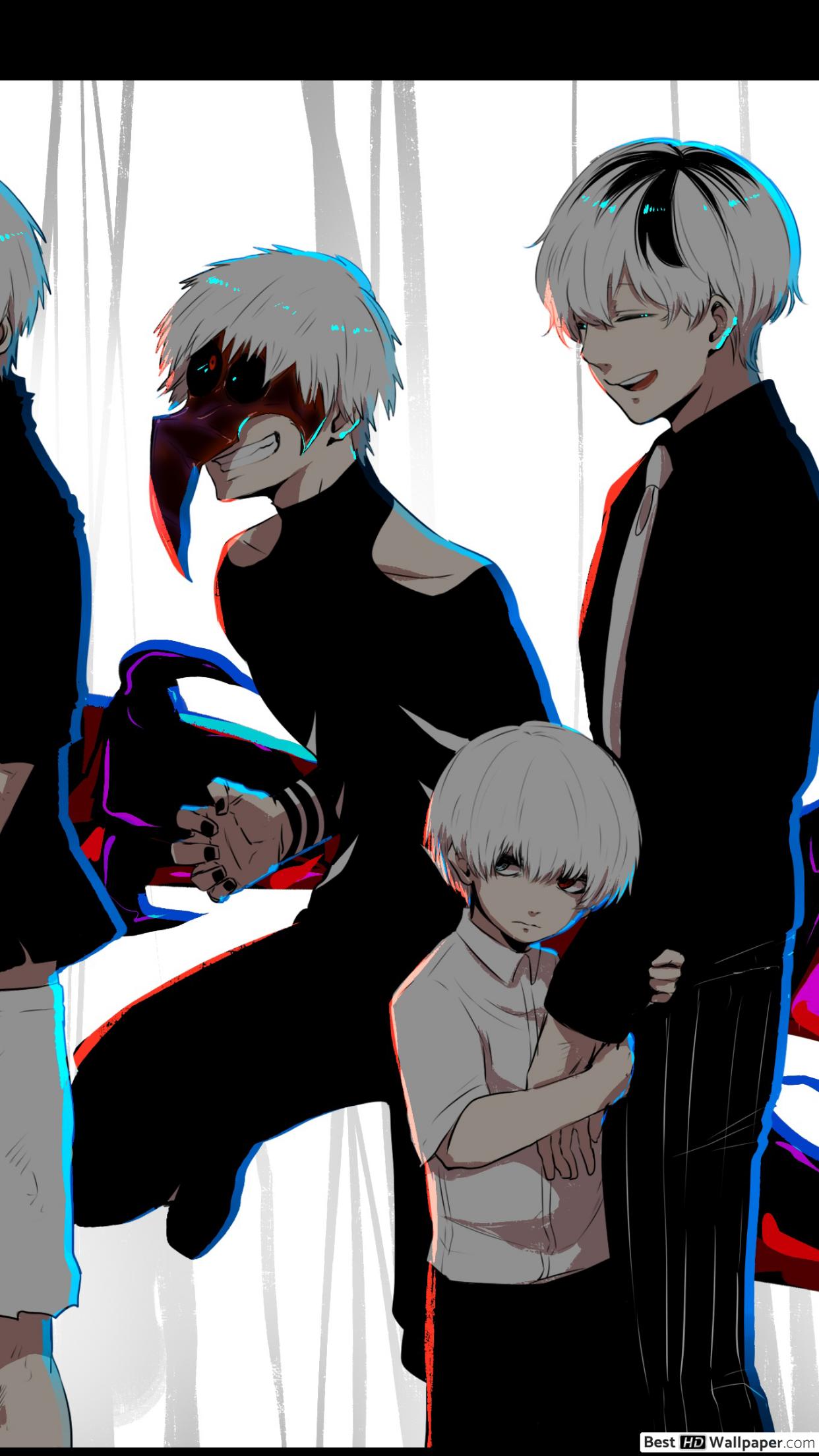 Ken Kaneki forme multiple, 1242x2208 Full HD Verticale, iPhone