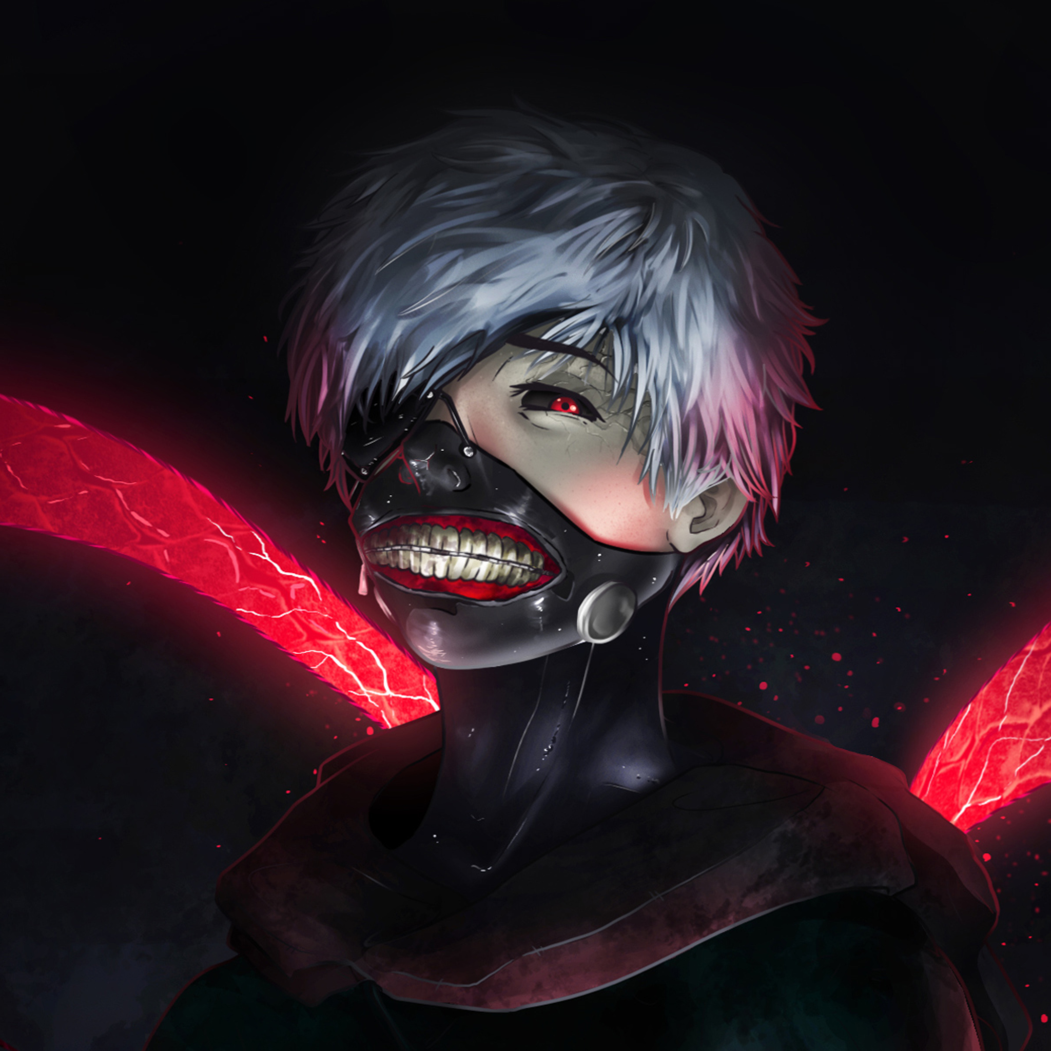 Ken Kaneki Tokyo Ghoul maschera, 2048x2048 Hi-Res, iMac