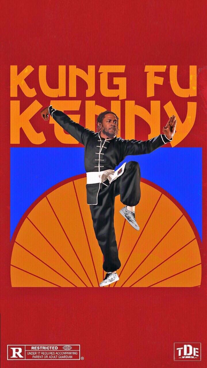 Kung Fu Kenny poster Kendrick Lamar, 720x1280 Verticale, iPhone Plus